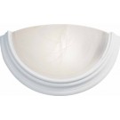 V6633-15 Lunar 1-light Textured White Wall Sconce