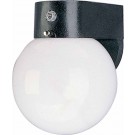 V9737-5 1-light Black Outdoor Wall Sconce