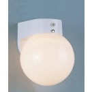 V9737-6 1-light White Outdoor Wall Sconce