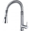 AB2032 LEON kitchen faucets by ALFI brand are made of solid stainless steel, unlike traditional faucets which are made out of brass and treated to created different finishes. These faucets are built tough and made to last for decades, both durability and 