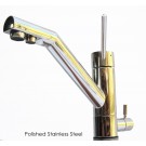 AB2040 LEON kitchen faucets by ALFI brand are made of solid stainless steel, unlike traditional faucets which are made out of brass and treated to created different finishes. These faucets are built tough and made to last for decades, both durability and 