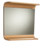 WHI-AEM055N Aeri rectangular mirror with integral wood shelf