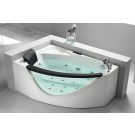 EAG-AM198-R Amaze yourself and your next guest with a unique EAGO whirlpool tub. The Benefits of a PVC Piping System: The bathtub is designed so that water never remains in the lines of the whirlpool jets or the drain. This prevents bacteria, mold, & odor