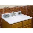 4322CM 4322 43 X 22 CULTURED MARBLE TOP