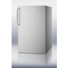 FF511LCSS 20" wide built-in undercounter all-refrigerator in complete stainless steel, auto defrost with a lock