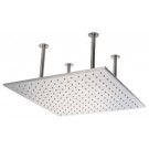 LED 5014-BSS 20" Square Solid Stainless Steel Multi Color LED Rain Shower Head