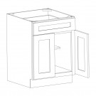 CCHY-B24 B24 - Double Door / Single Drawer Base Cabinets