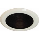 V8508-5 - Black Recessed Air Tight Cone Baffle Trim 