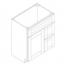 CTFE-V3021D-L V3021D-L - Vanity Sink Base Combo Drawer Left
