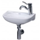 WHI-WH1-102R Isabella small wall mount basin with center drain