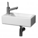 WHI-WH1-114L Isabella wall mount basin with center drain