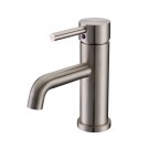 WHI-WH2010191-BN Jem Collection single hole/single lever lavatory faucet with pop-up waste