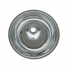WHI-WH602ABL Smooth round drop-in basin with overflow