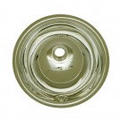 WHI-WH602BBL Smooth round drop-in basin with overflow