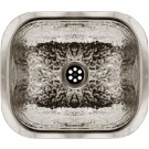 WHI-WH690ABB Rectangular undermount entertainment/prep sink with a hammered texture surface
