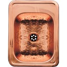 WHI-WH691CBB Rectangular drop-in entertainment/prep sink with a hammered bowl