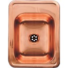 WHI-WH691CBL Rectangular copper drop-in entertainment/prep sink with a smooth surface