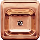 WHI-WH692CBL Square drop-in entertainment/prep sink with a smooth surface