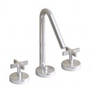 WHI-WH832148-C Metrohaus lavatory widespread with 45-degree swivel spout and pop-up waste with cross handles