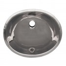 WHI-WH920ABL Smooth oval undermount basin with overflow