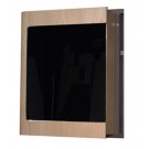 WHI-WHAEMN01 Aeri single door medicine cabinet with mirror door and two shelves