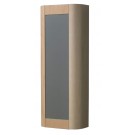 WHI-WHAEMN03 Aeri vertical wall mount storage unit with mirror door and four shelves