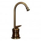 WHI-WHFH3-C55-AB Point of use drinking water faucet with gooseneck spout and self closing handle