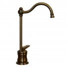 WHI-WHFH3-C56-AB Point of use drinking water faucet with traditional spout and self closing handle