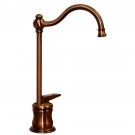 WHI-WHFH3-C56-ACO Point of use drinking water faucet with traditional spout and self closing handle