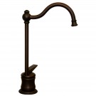 WHI-WHFH3-C56-MB Point of use drinking water faucet with traditional spout and self closing handle