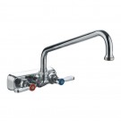 WHI-WHFS9801-08-C  Heavy Duty Wall mount utility faucet with extended swivel spout and lever handles