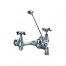 WHI-WHFSA980-C Heavy Duty wall mount service sink faucet with support bracket and cross handles