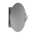 WHI-WHK5022 New Generation wall mounted metal medicine cabinet with large double sided circular mirror and 5 1/2" rotating magnifying mirror