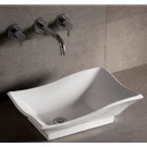 WHI-WHKN1078 Isabella rectangular above mount basin with offset center drain