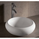 WHI-WHKN1090 Isabella round above mount basin with center drain