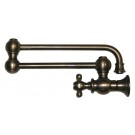 WHI-WHKPFCR3-9500-P Vintage III wall mount pot filler with cross handles