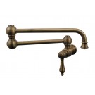 WHI-WHKPFLV3-9500-AB Vintage III wall mount pot filler with lever handle