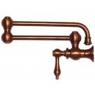 WHI-WHKPFLV3-9500-ACO Vintage III wall mount pot filler with lever handle