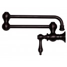 WHI-WHKPFLV3-9500-ORB Vintage III wall mount pot filler with lever handle