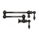 WHI-WHKPFLV3-9550-C Vintage III patented wall mount pot filler with lever handles and swivel aerator