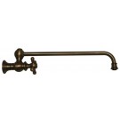 WHI-WHKPFSCR3-9000-AB Vintage III wall mount pot filler with cross handle