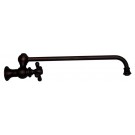 WHI-WHKPFSCR3-9000-MB Vintage III wall mount pot filler with cross handle