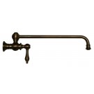 WHI-WHKPFSLV3-9000-AB Vintage III wall mount pot filler with lever handle