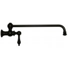 WHI-WHKPFSLV3-9000-ORB Vintage III wall mount pot filler with lever handle