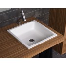 WHI-WHLVQUCERABL Aeri square porcelain drop-in basin