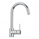 WHI-WHLX78572-C Luxe single hole/single lever faucet with gooseneck swivel spout