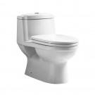 WHI-WHMFL3222-EB Eco-friendly one piece traditional toilet with a siphonic action dual flush system an elongated bowl