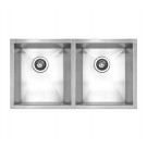 WHI-WHNC2917 Noah's Collection Brushed Stainless Steel Chefhaus Series double bowl undermount sink