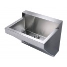 WHI-WHNC3022W Noah's Collection Brushed Stainless Steel commercial wall hung laundry-scrub sink