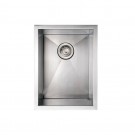 WHI-WHNCM1520 Noah's Collection Brushed Stainless Steel commercial single bowl undermount sink